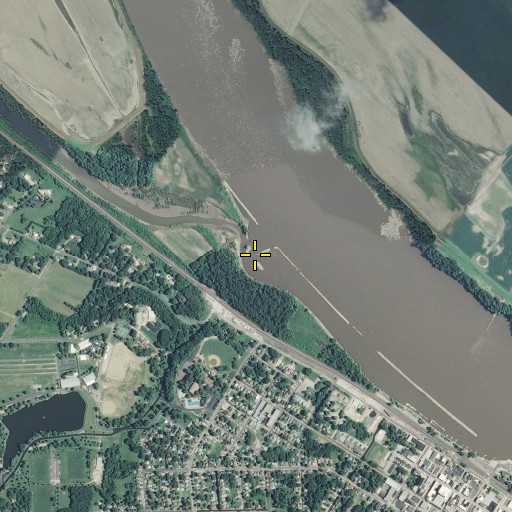 Aerial/Satellite Image of Saint Johns Creek, MO