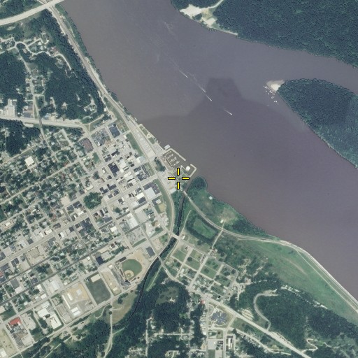 Aerial/Satellite Image of River Point, MO