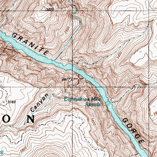 Topographic Map of Lonetree Canyon, AZ