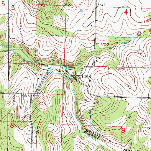 Topographic Map of Flint Hill School (historical), MO