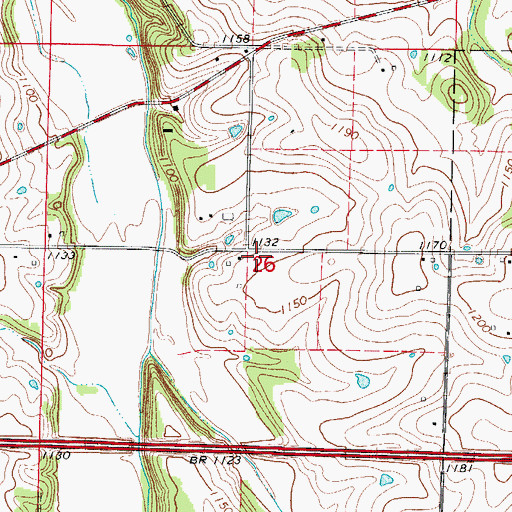 Topographic Map of Salem School (historical), MO