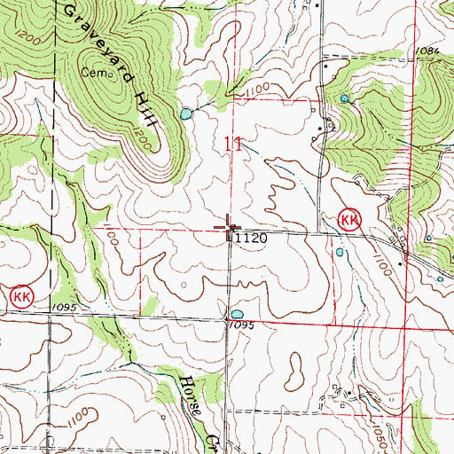 Topographic Map of Wilson School (historical), MO