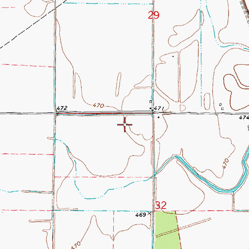 Topographic Map of Rainbow School (historical), MO