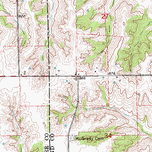 Topographic Map of Energy, MO