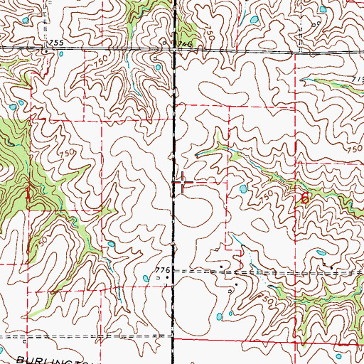 Topographic Map of Morning View School (historical), MO