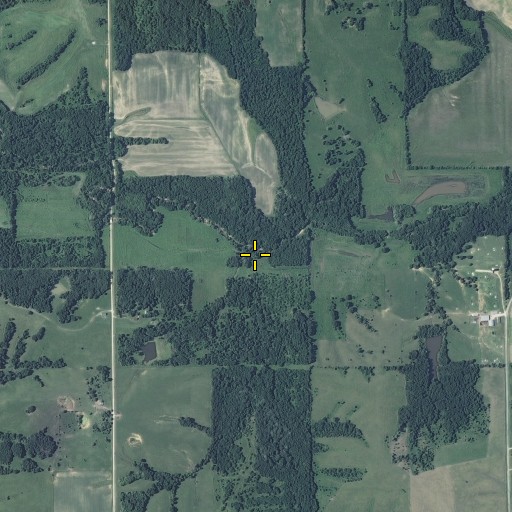 Aerial/Satellite Image of Meadow Brook, MO