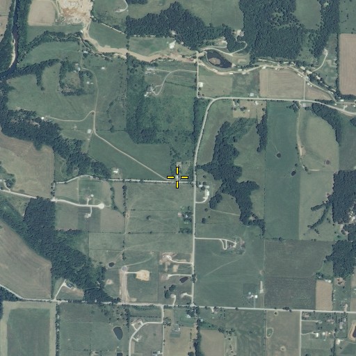 Aerial/Satellite Image of Eastern Star School (historical), MO