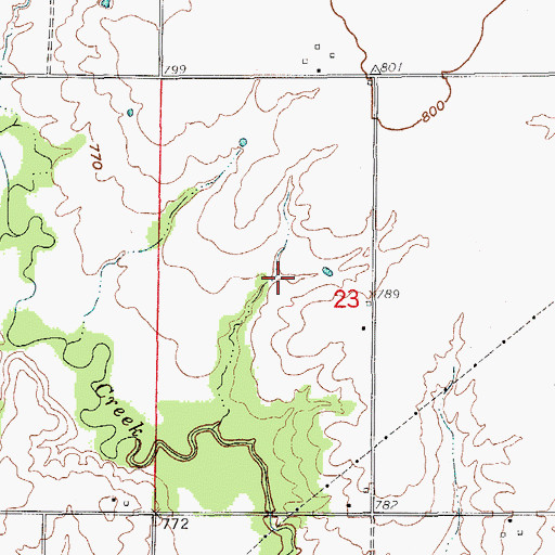 Topographic Map of Panhandle District, MO