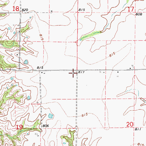 Topographic Map of Lily Dale School (historical), MO