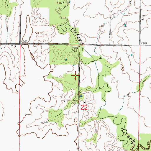 Topographic Map of Bishop School (historical), MO