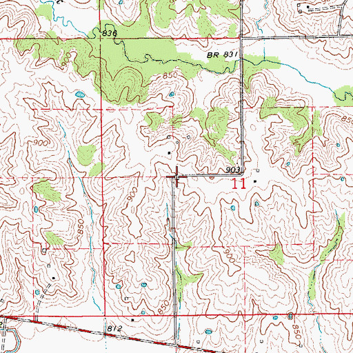 Topographic Map of Charity School (historical), MO