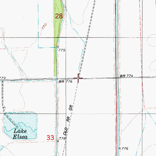 Topographic Map of Hilberton (historical), MO