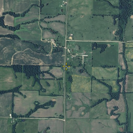 Aerial/Satellite Image of Barryville, MO