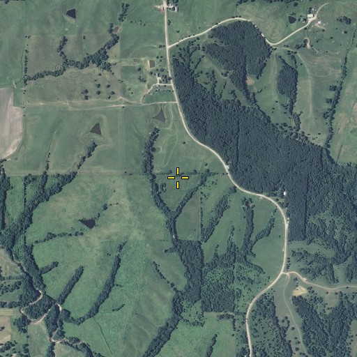 Aerial/Satellite Image of Fillmore School (historical), MO
