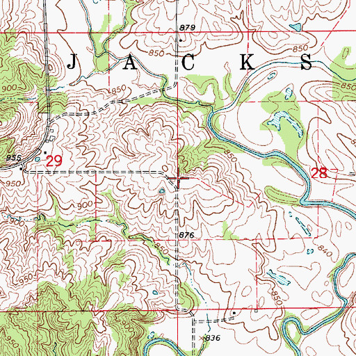 Topographic Map of Turner School (historical), MO