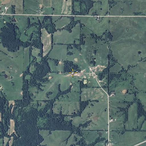 Aerial/Satellite Image of Kiddville School (historical), MO