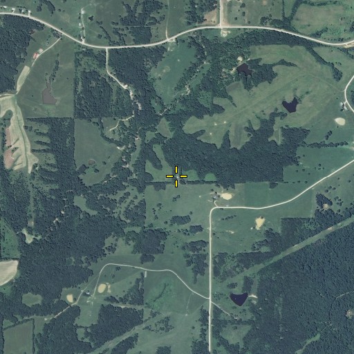 Aerial/Satellite Image of Wilhite School (historical), MO