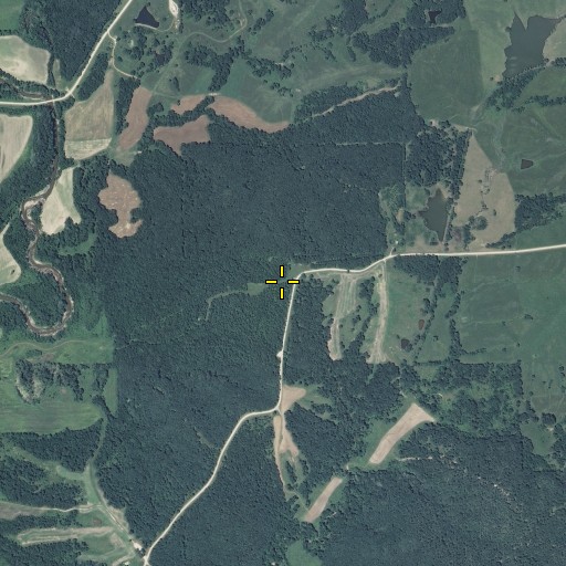 Aerial/Satellite Image of Mount Vernon School (historical), MO