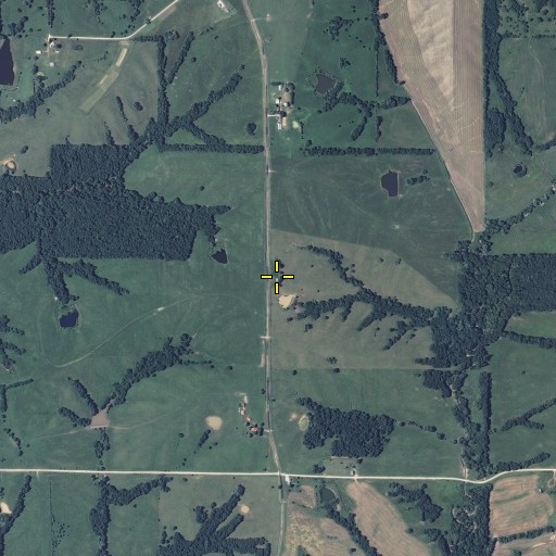 Aerial/Satellite Image of Owasco School (historical), MO