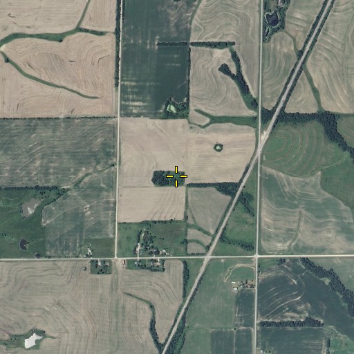 Aerial/Satellite Image of Forker School (historical), MO