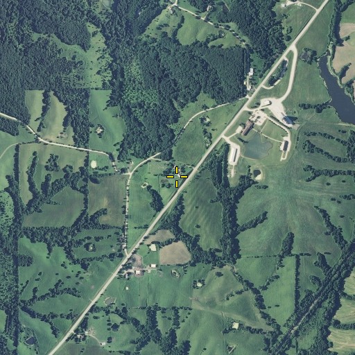 Aerial/Satellite Image of Fairly School (historical), MO