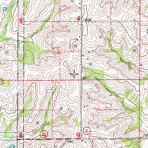 Topographic Map of Pilot Knob School (historical), MO