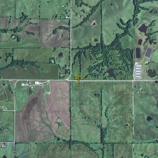 Aerial/Satellite Image of Rhoades School (historical), MO