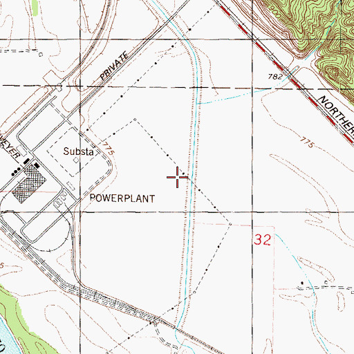 Topographic Map of Neirs Slough (historical), MO