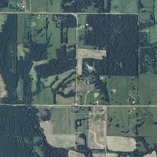 Aerial/Satellite Image of Oak Ridge School, MO
