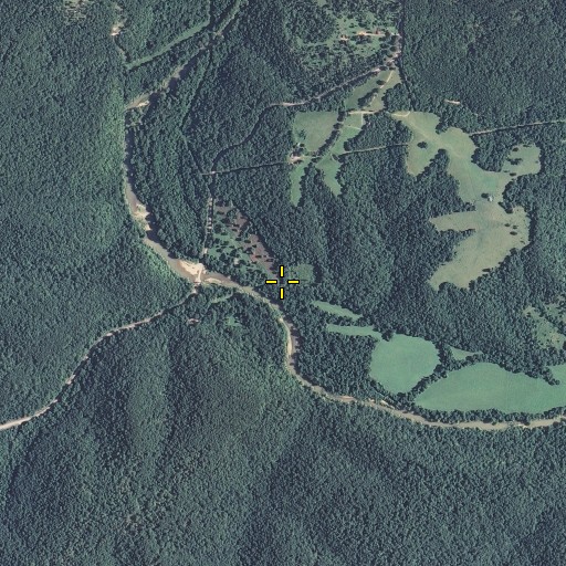 Aerial/Satellite Image of Upper Brixey School, MO