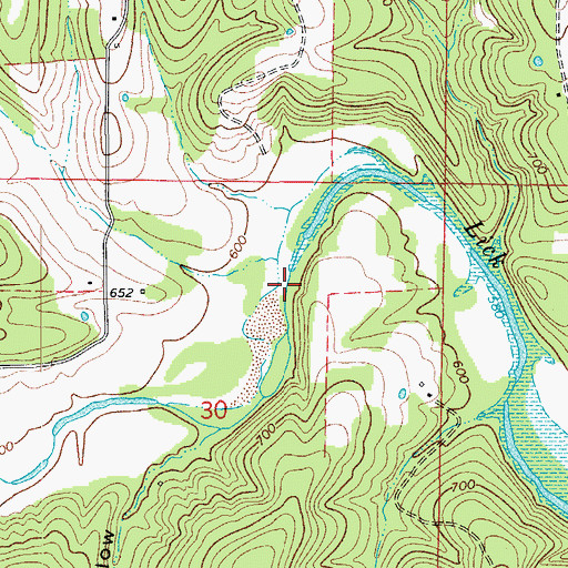 Topographic Map of Gifford Ford, MO