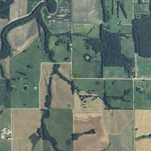 Aerial/Satellite Image of Bowman School (historical), MO
