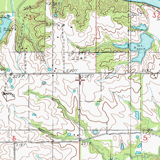 Topographic Map of Independence School (historical), MO