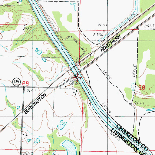 Topographic Map of Sumner Ferry (historical), MO