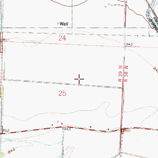 Topographic Map of Fitzmaurice Lake (historical), MO