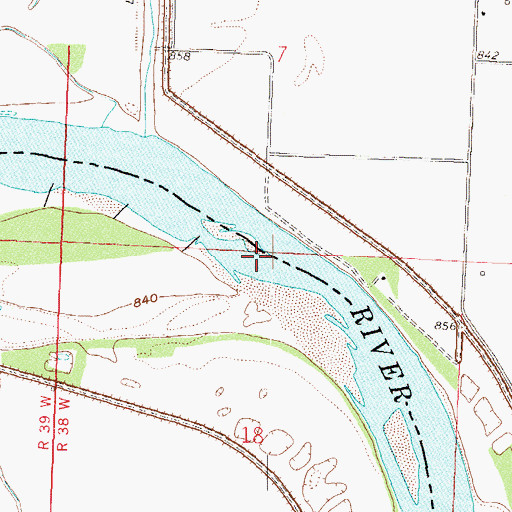 Topographic Map of Schaefer School (historical), MO