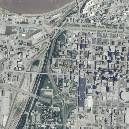 Aerial/Satellite Image of Toad-a-Loop (historical), MO