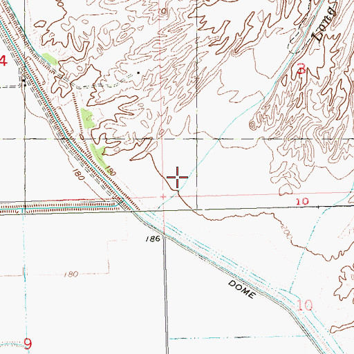 Topographic Map of Long Mountain Wash, AZ