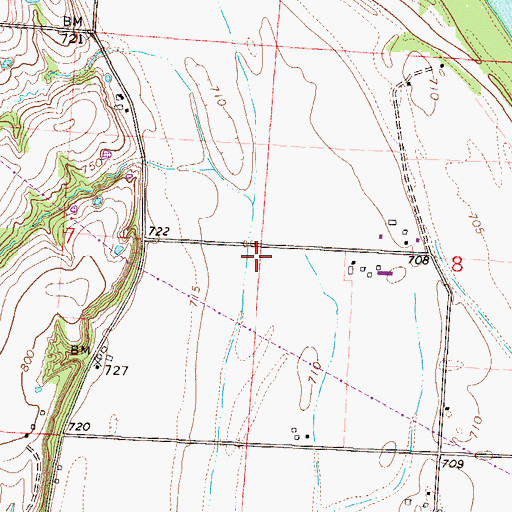Topographic Map of Cogswell School (historical), MO