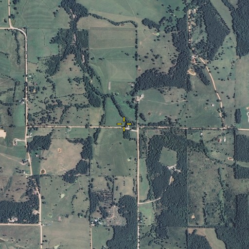 Aerial/Satellite Image of Union Chapel, MO