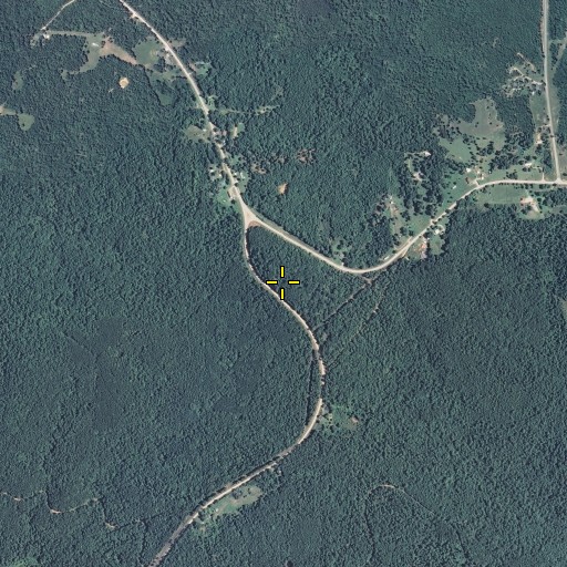 Aerial/Satellite Image of Payne Knob, MO