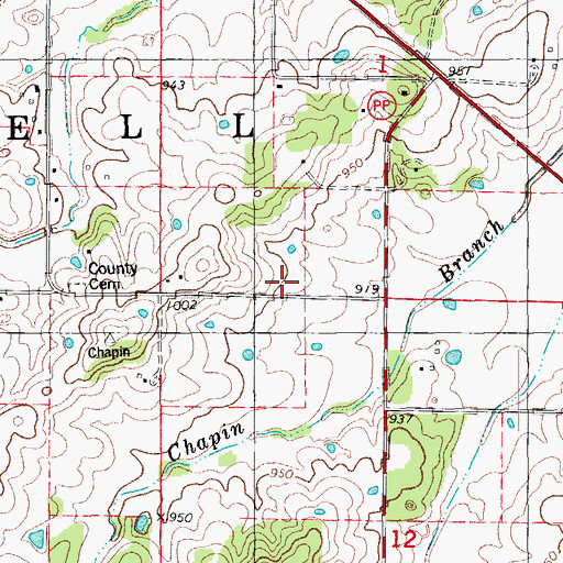 Topographic Map of Howell County Welfare Home (historical), MO