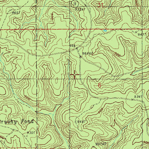 Topographic Map of New Liberty CCC Camp (historical), MO