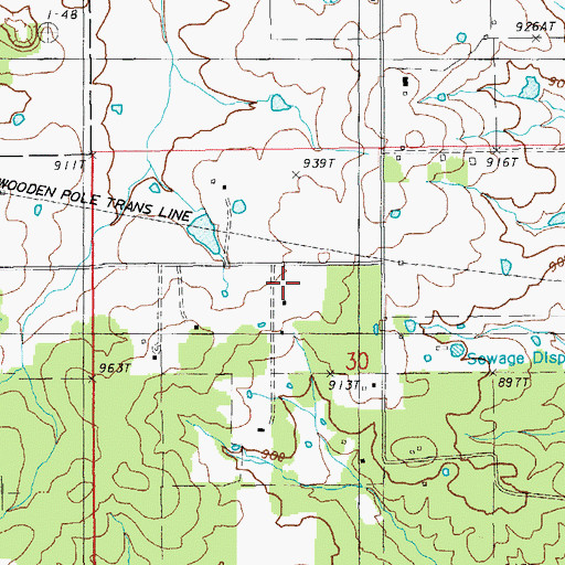 Topographic Map of Climax Church (historical), MO