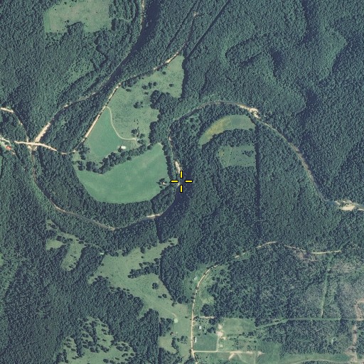 Aerial/Satellite Image of Chimney Rock Spring, MO
