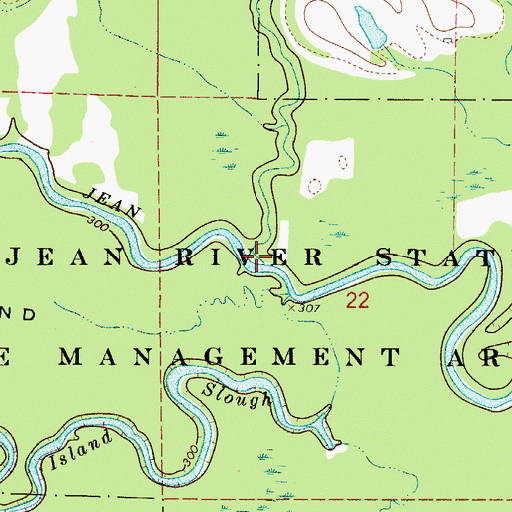 Topographic Map of Shetty Creek, AR