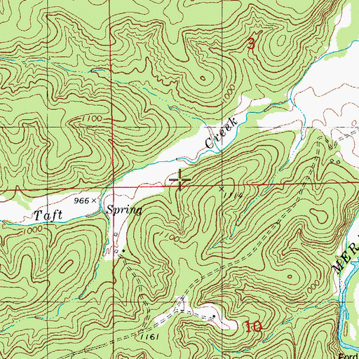 Topographic Map of Highway School (historical), MO