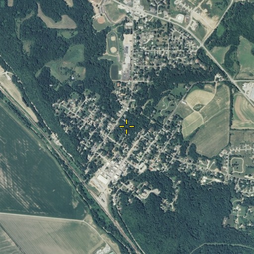 Aerial/Satellite Image of Benner Branch, MO