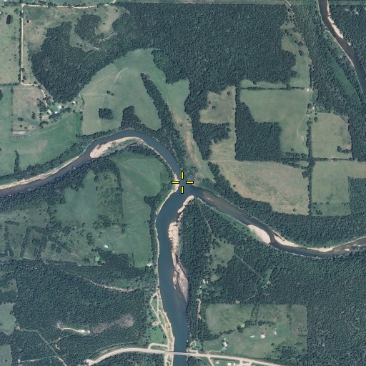 Aerial/Satellite Image of Bryant Creek, MO
