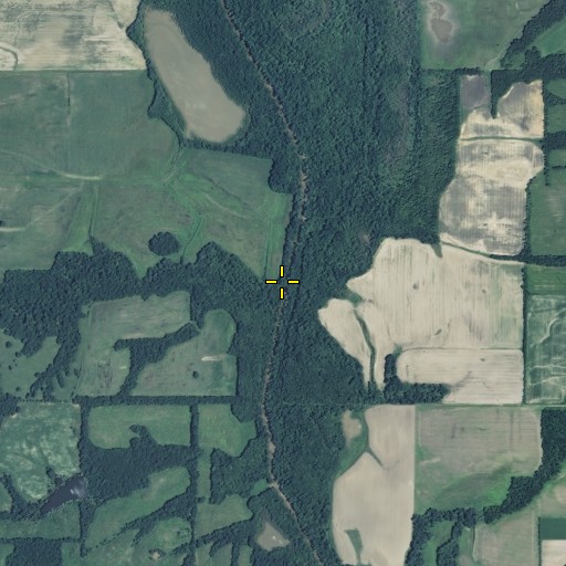Aerial/Satellite Image of Derrahs Branch, MO